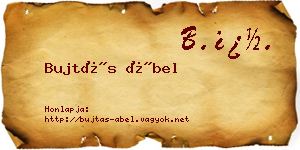 Bujtás Ábel névjegykártya